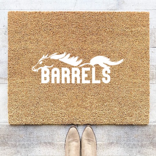 Horse Barrel Racing Coir Doormats