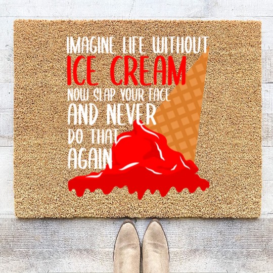 Ice Cream Lover Coir Doormats