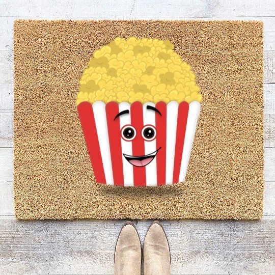 Cinema a cool popcorn Coir Doormats