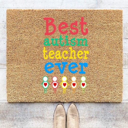 Autism Teacher Gift Coir Doormats
