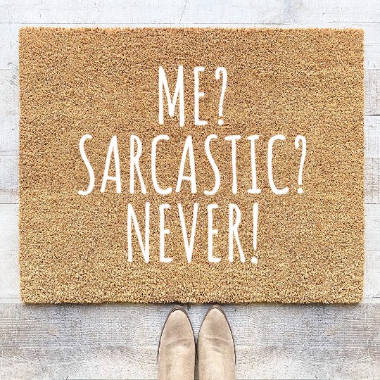 Inappropriate Funny Saying Coir Doormats