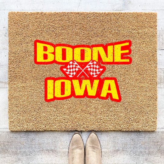 Boone Iowa IA Midwest Hobby Stock Modified Race Ca Coir Doormats