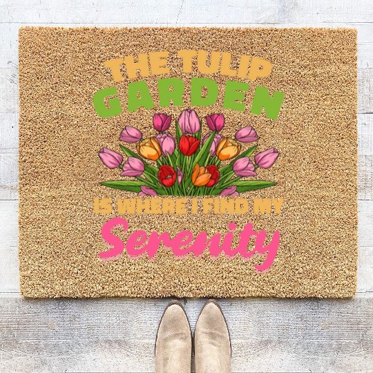 Tulip Gardening Tulips Coir Doormats