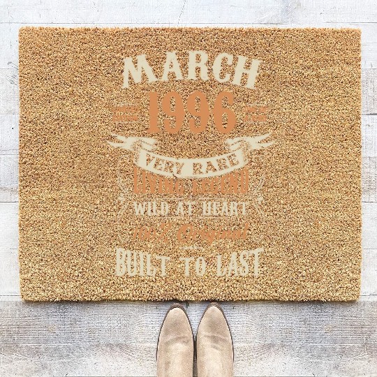 March 1996 Birthday Surprise Coir Doormats