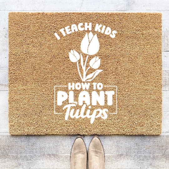 Tulip Gardening Tulips Coir Doormats