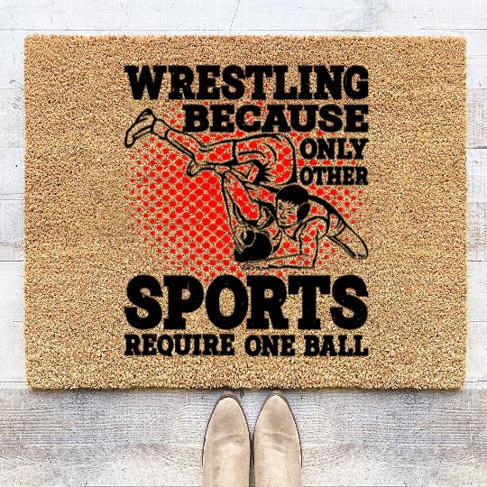 Wrestling Other Sports Only Require One Ball Coir Doormats