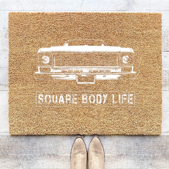 Early 70s Square Body Truck Coir Doormats