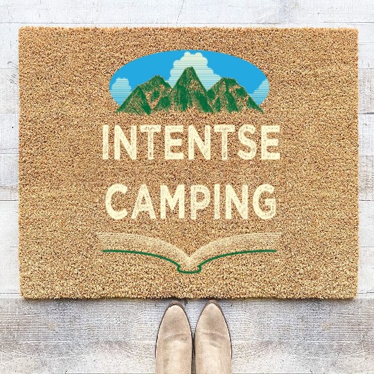 Intentse Camping Wildlife Camper Outdoor Camp Moun Coir Doormats
