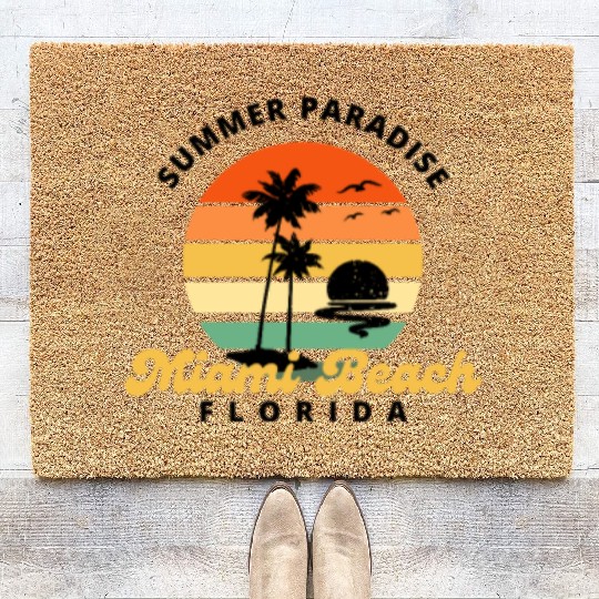 summer design Coir Doormats