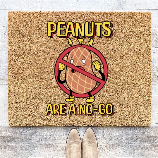 Peanuts Are A No-Go Peanut Allergic Coir Doormats