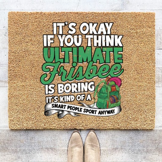 Ultimate Frisbee Importanter Disc Golf Ultimate Coir Doormats