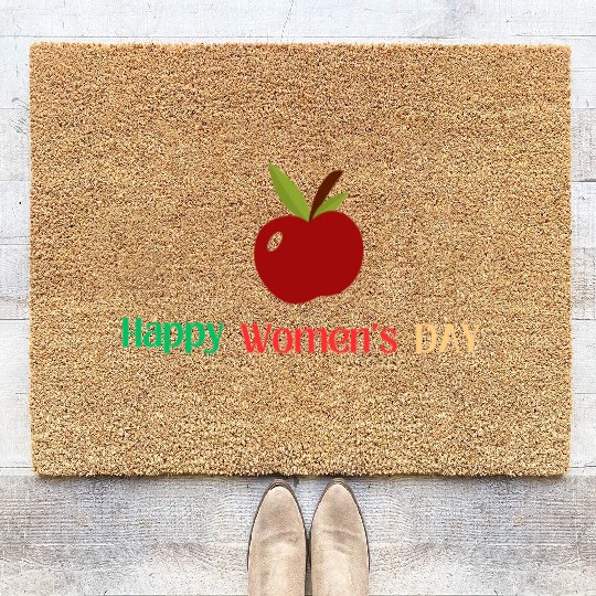 Embrace Equity Happy Women's Day Coir Doormats