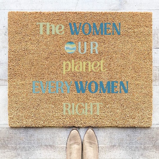 Embrace Equity Happy Women's Day Coir Doormats