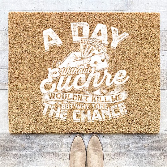 Card Game Games Playing Card Poker Euchre Coir Doormats