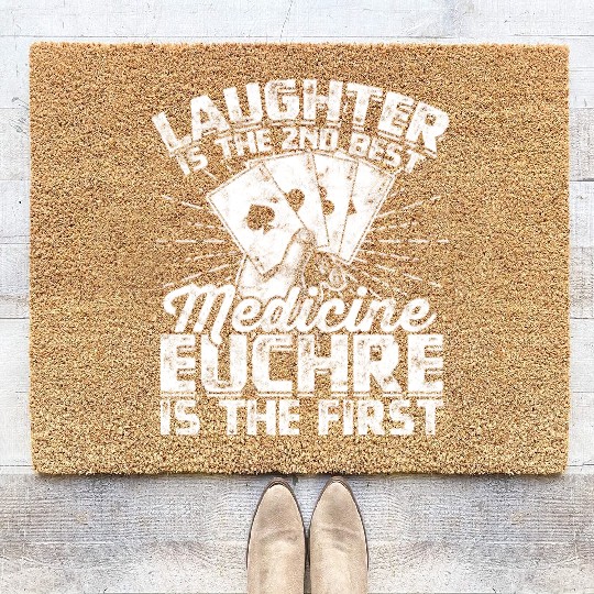 Card Game Games Playing Card Poker Euchre Coir Doormats