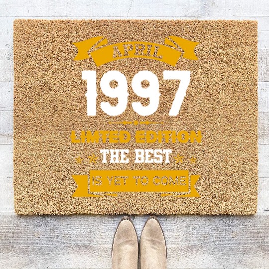 April 1997 Birthday Surprise Coir Doormats