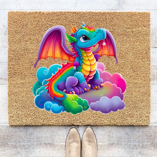 Dragon Sublimation Clipart Coir Doormats