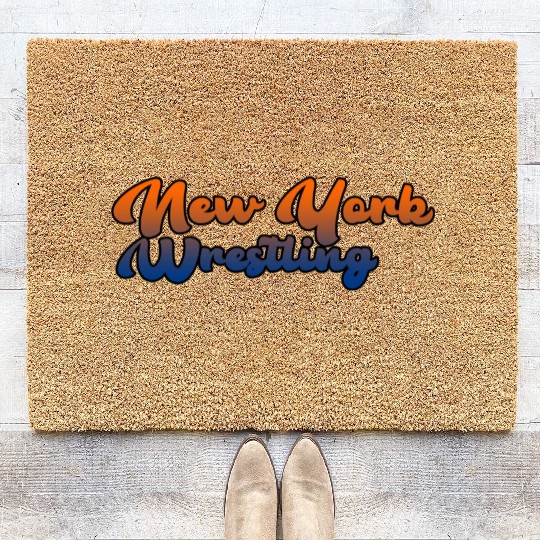 New York Wrestling Coir Doormats