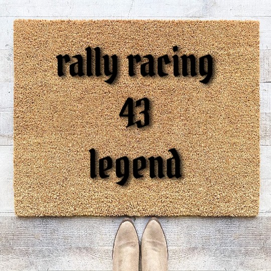 ken block rally racing legend Coir Doormats