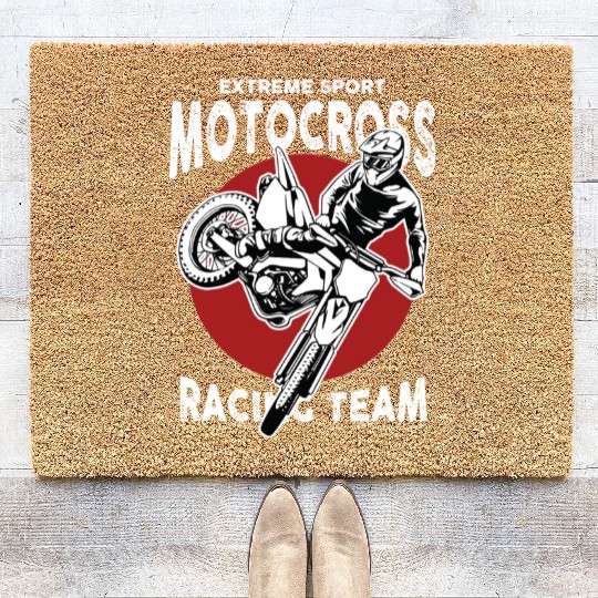 Motocross Racing Team Coir Doormats