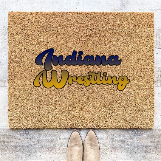 Indiana Wrestling Coir Doormats