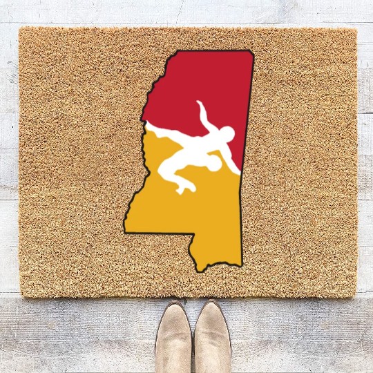 Mississippi Wrestling Coir Doormats