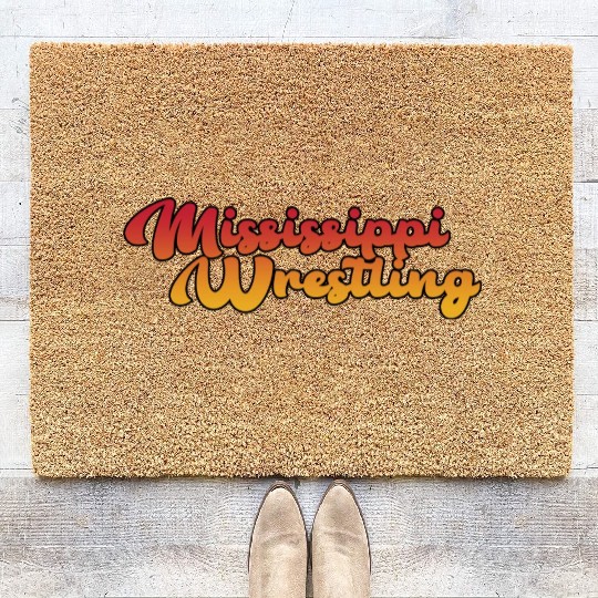 Mississippi Wrestling Coir Doormats