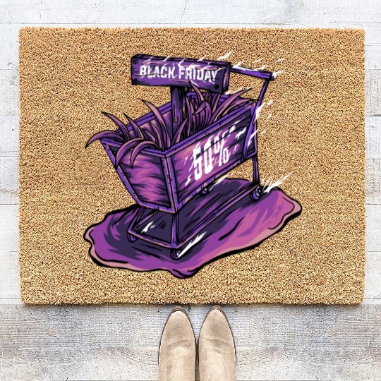 Trolley Black Friday Coir Doormats