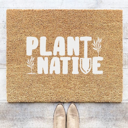 Gardener Plant Native Enthusiast Organic Plants Coir Doormats