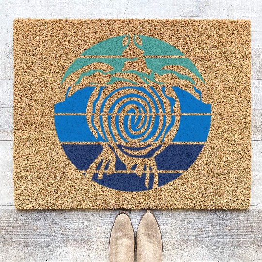 Earth Day, Sea Turtle, Clean the Ocean Coir Doormats