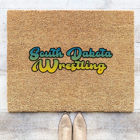 South Dakota Wrestling Coir Doormats