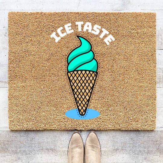 Ice Taste For Ice Cream Lover Coir Doormats