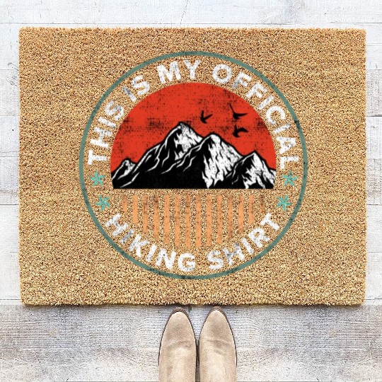 This is my Official Hiking Coir Doormats Wanderlust