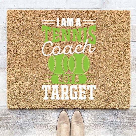 I AM A TENNIS COACH 2 Coir Doormats