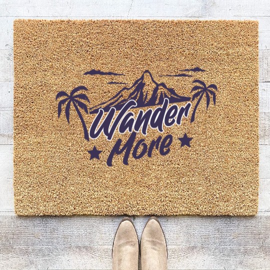 Travel More Vacation Explore Wanderlust Holidays 6 Coir Doormats