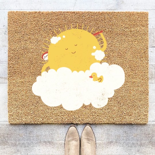 Sun Bathing Coir Doormats