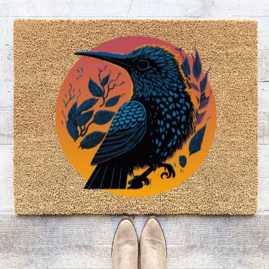 Nature Lovers - Charming Hummingbird Coir Doormats