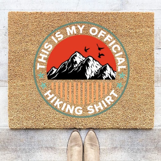 This is my Official Hiking Coir Doormats Wanderlust