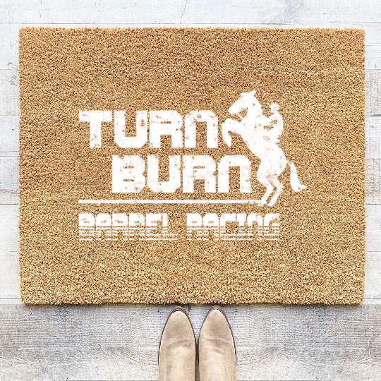 Turn N Burn Barrel Racing Coir Doormats