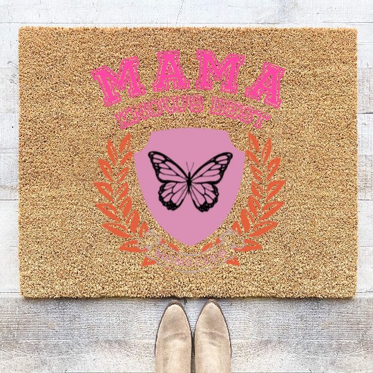 Mama Knows Best Moms Club Coir Doormats