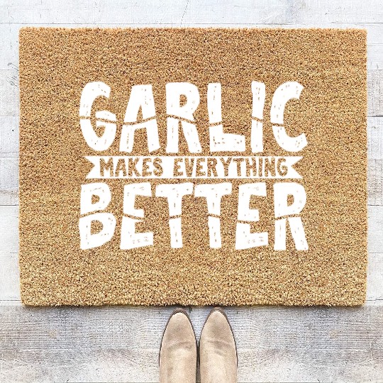 Garlic Garlic Lover Cooking Coir Doormats