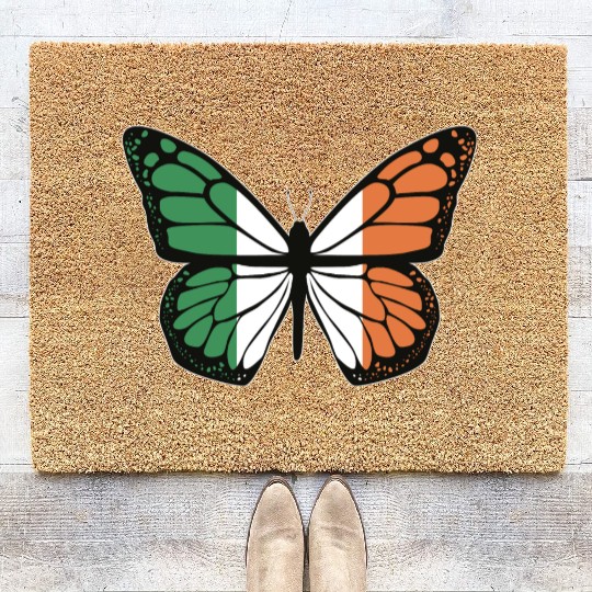 Irish Butterfly Coir Doormats