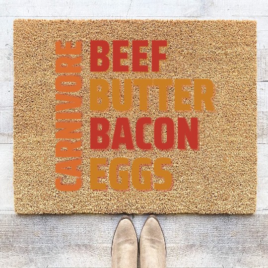 Beef Butter Bacon & Eggs - Carnivore Coir Doormats