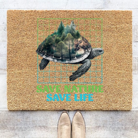 Save Nature protected species Environment Coir Doormats