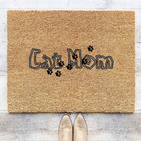 Cat Mom Coir Doormats