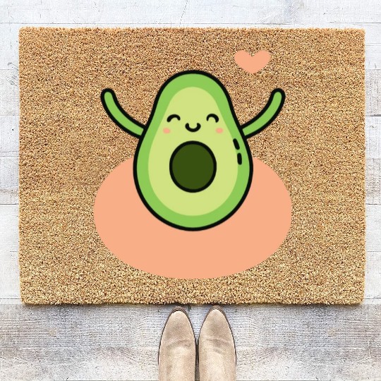The Joyful Avocado Coir Doormats