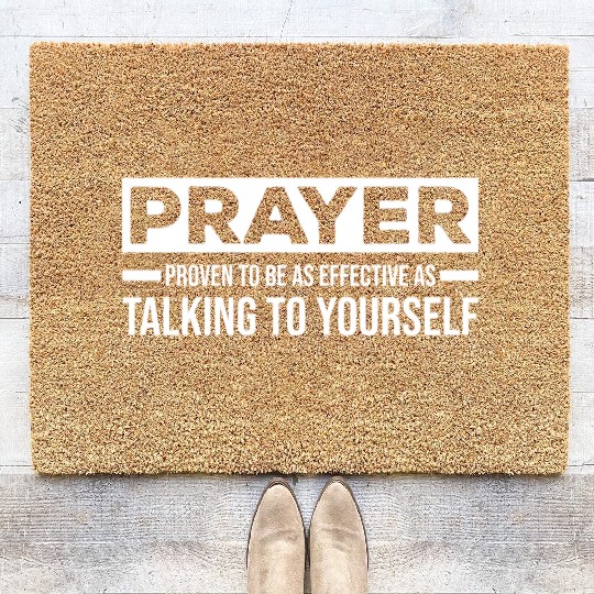 atheism Coir Doormats