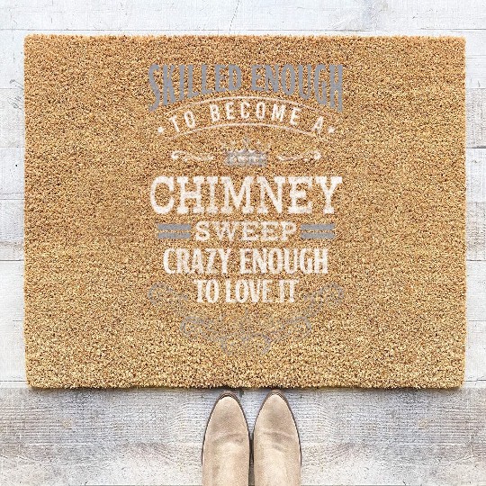 Lucky Charm Craft Fireplace Sweeper Coir Doormats