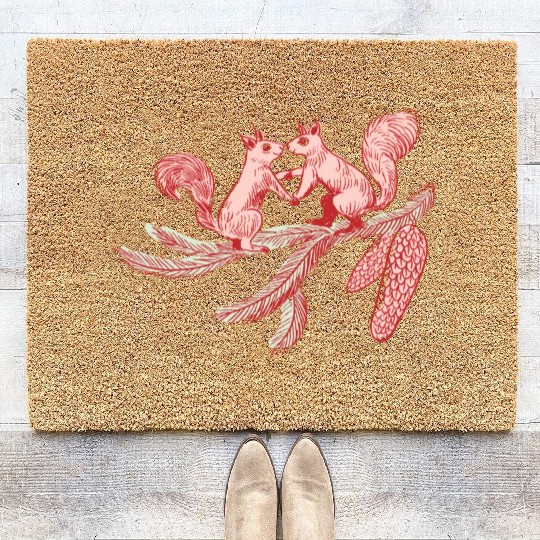 Squirrel Dance Coir Doormats
