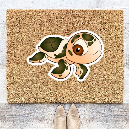 Sea turtle Coir Doormats